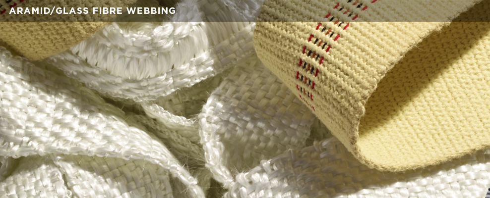 Aramid/Glass Fibre Webbing